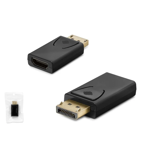 Dısplay To Hdmı F Çevirici 4K 30Hz Siyah HDX1312 ürün görseli 1