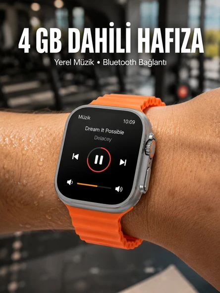 Yeni Nesil 3 Kordonlu Kol Saati 49 MM Amoled Ekran Akıllı Saat ürün görseli 1