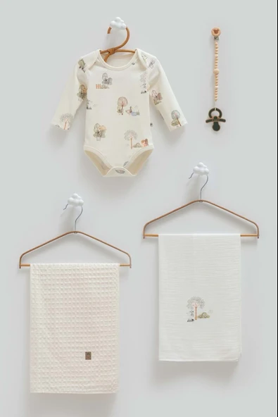 Caramell Bebek Battaniyesi 85x90 Cm Bej CRM.BEJ.2470 ürün görseli 1