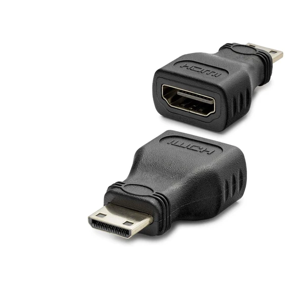 Mini HDMI to HDMI Adaptör 1080p Siyah HDX1268 ürün görseli 1