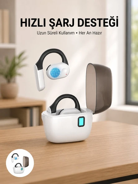 TWS Bluetooth Kulaklık – Otomatik Şarj, Taşınabilir Şarj Kutusu Yeni Nesil ürün görseli 1