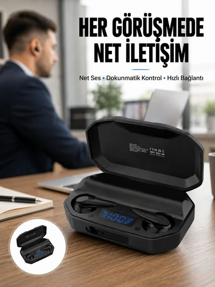 Çağrı Cevaplayabilen Akıllı Saat 5.2 Bluetooth Bağlantılı Gaming Kulaklık Yeni Nesil ürün görseli 1