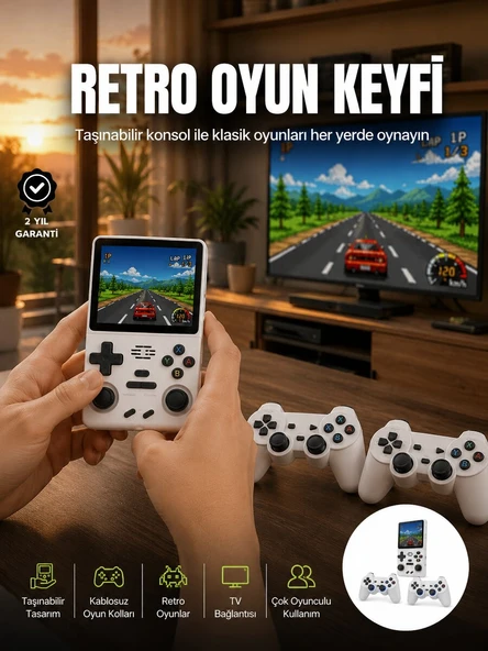 Taşınabilir El Konsolu Kablosuz Gamepadli Yeni Nesil ürün görseli 1