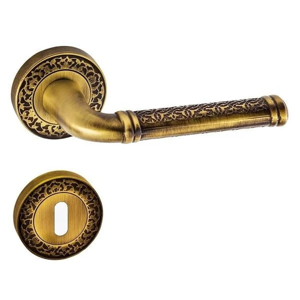 Doğanlar Topkapı olifka rozetli kapı kolu ürün görseli 1