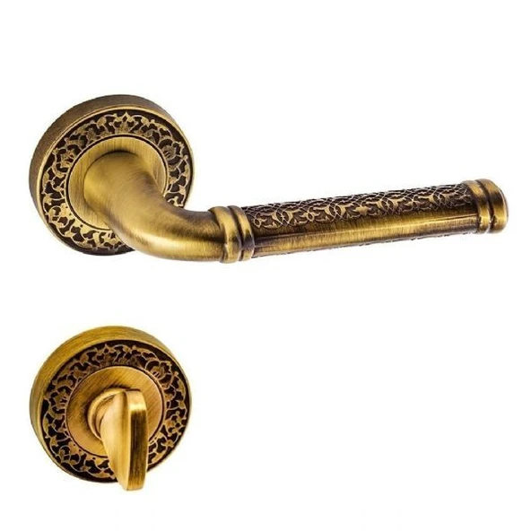 Doğanlar Topkapı olifka rozetli kapı kolu - Resim 2