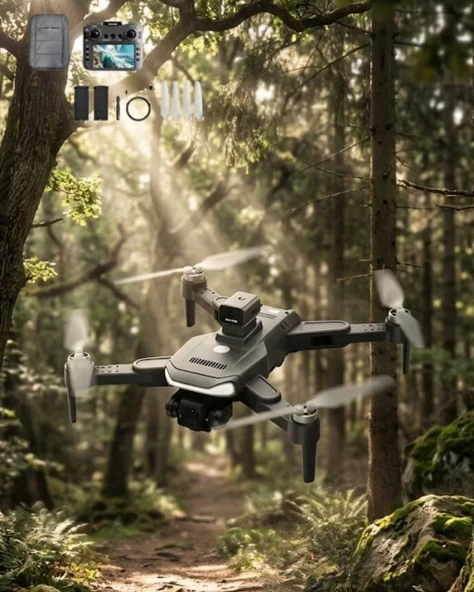Katlanabilir Profesyonel Drone GPS Destekli Akıllı Özellikler ve Uzun Pil Ömrü ürün görseli 1