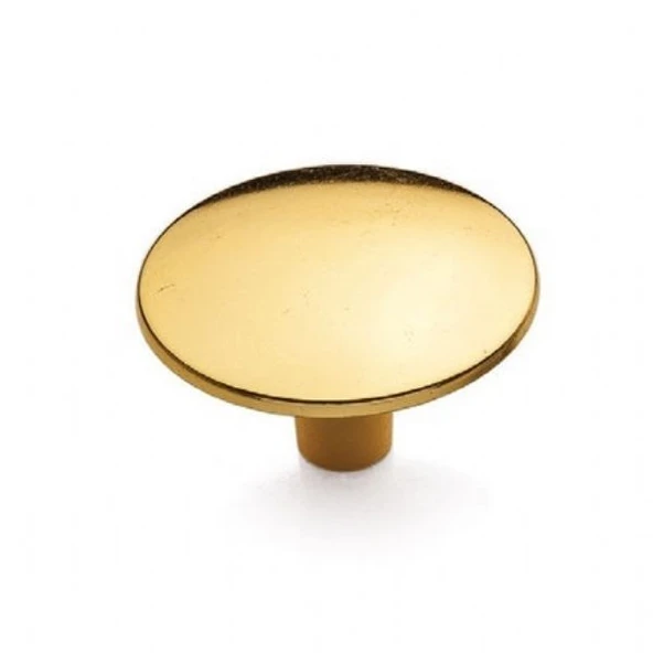 Özsan mantar gold sarı, altın yuvarlak mobilya düğmesi ürün görseli 1
