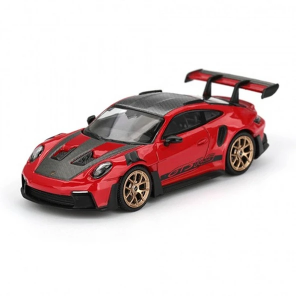 Mini GT 1/64 Porsche 911 (992) GT3 RS Weissach Package Guards Red ürün görseli 1