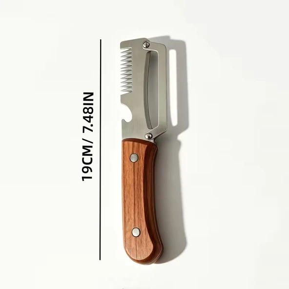 Çok Amaçlı Bıçak - Soyacak - Jülyen Doğrama - Açacak Fonksiyonlu ürün görseli 1