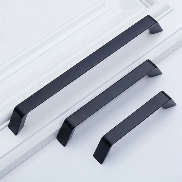 Marelli TERRA BLACK siyah 96 mm mobilya dolap kulbu - Resim 2