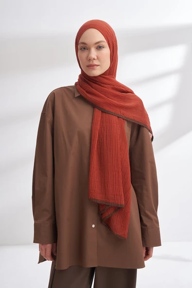 Müslin Biyeli Şal  ASM3352 - Resim 2
