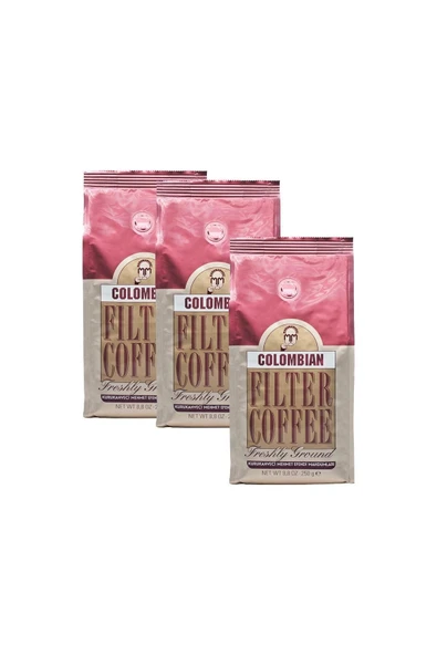 Kurukahveci Colombian Filtre Kahve 3 x 250 G ürün görseli 1