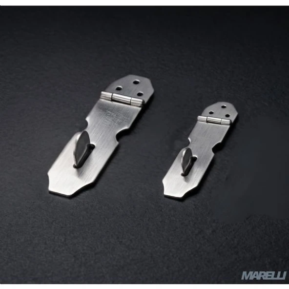 Marelli paslanmaz inox sandık askısı rezesi 87 mm / 104 mm ürün görseli 1