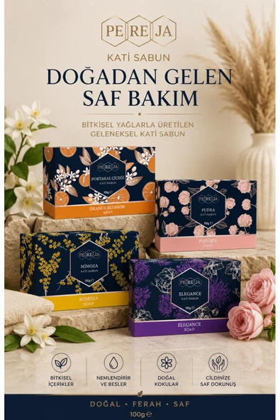 El Ve Vücut Katı Sabun 4x100 Gr ürün görseli 1