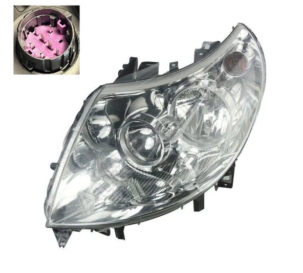 Fiat Ducato - Peugeot Boxer - Citroen Jumper 2006-2014 Far Sol Motorlu (Oem No:1369497080) ürün görseli 1
