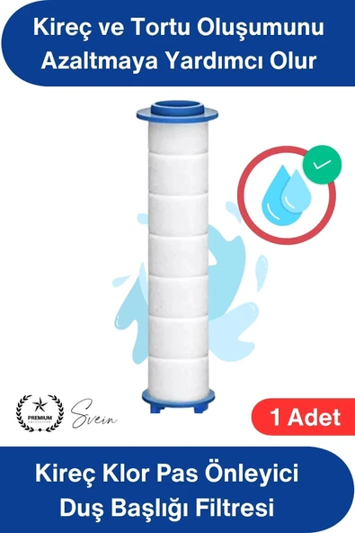#Filtre 1 Adet Duş Başlığı Filtresi Kireç Klor Pas Önleyici Yedek Filtre Seti Pamuk Su Arıtma Kartuşu Standart Uyum Bany ürün görseli 1