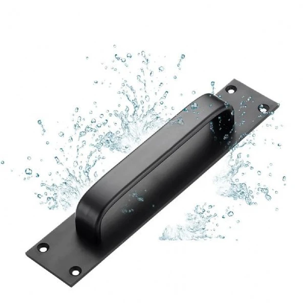 Marelli PULL Siyah Aluminyum şık sürme kapı çekmesi ürün görseli 1