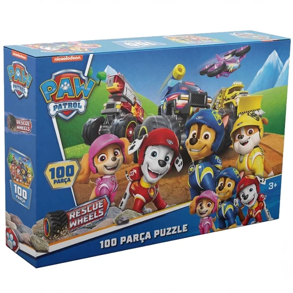 Paw Patrol 100 Parça Puzzle - GVN0019 - Resim 3