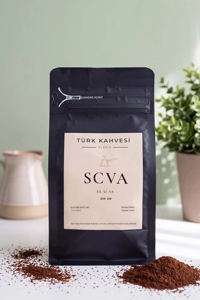 SCVA Taze Kavrulmuş Klasik Türk Kahvesi 250 gr ürün görseli 1