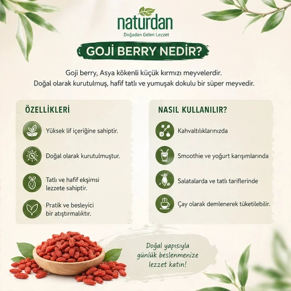 Goji Berry - 500 gr - Resim 2