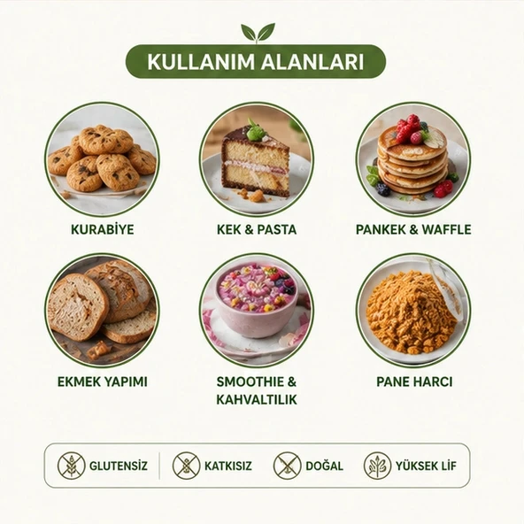 Glutensiz Kabuklu Badem Unu - 250 gr - Resim 3