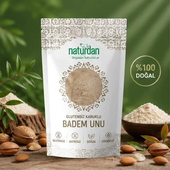 Glutensiz Kabuklu Badem Unu - 250 gr - Resim 4