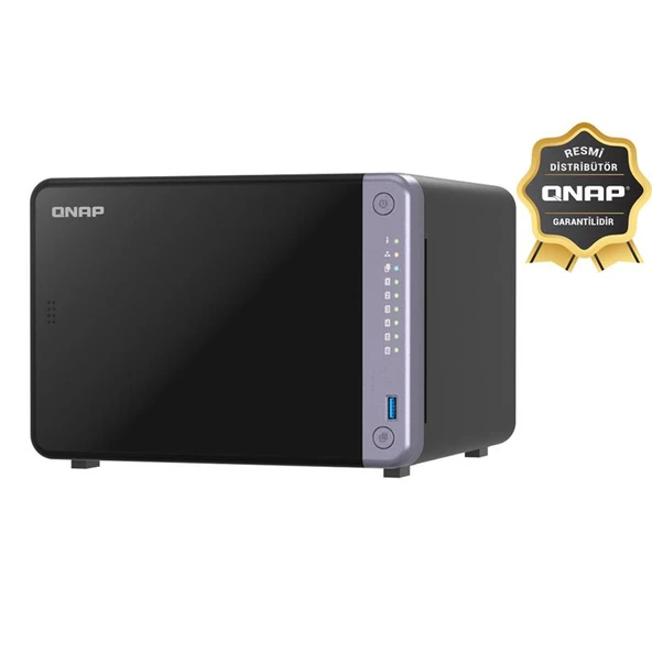 QNAP TS-632X-4GB RAM 6 HDD YUVALI TOWER NAS (RESMİ DİSTRİBÜTÖR GARANTİLİ) ürün görseli 1