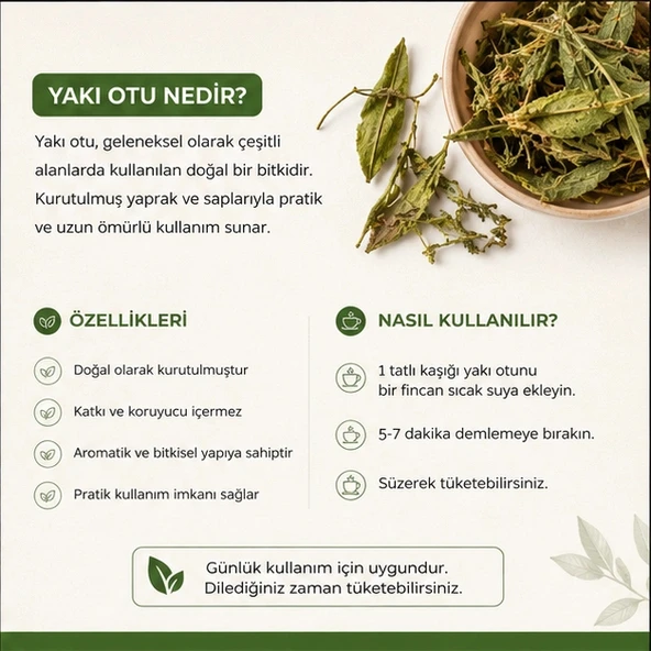 Yakı Otu - 1 kg - Resim 4