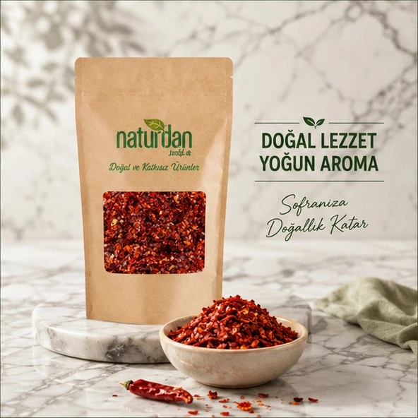 Yaprak Pul Biber Demirkol - 50 gr - Resim 4