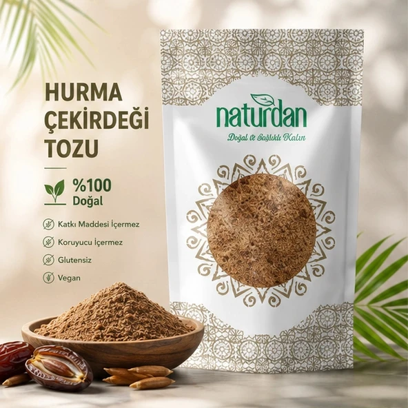 Hurma Çekirdeği Tozu (unu Öğütülmüş) - 2 kg ürün görseli 1