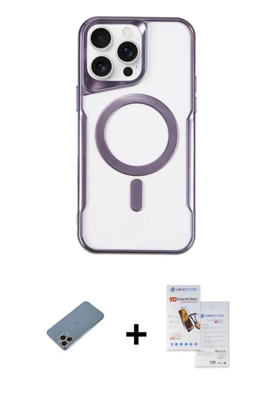 MARSİLYAN™- iPhone 11 Pro Max Kılıf Yadigar Klasik Özel Seri - Siyah Seramik Nano Ekran Koruyucu + Shine Kamera Lens Kor ürün görseli 1