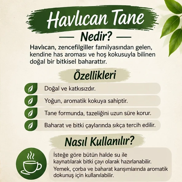 Havlıcan Tane - 1 kg - Resim 2