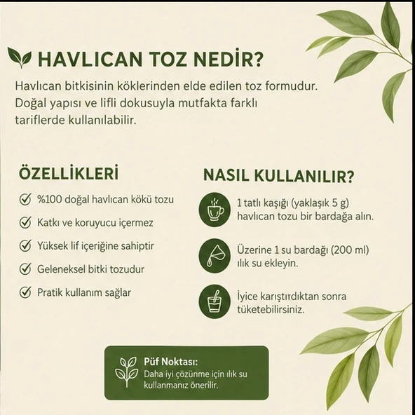 Havlıcan Toz - 5 kg - Resim 2
