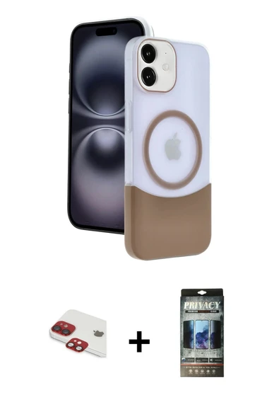 MARSİLYAN™- iPhone 11 Kılıf Kozmos Form Özel Seri - Siyah 34D Hayalet Izgaralı Cam + Pers Alüminyum Kamera Lens - KI ürün görseli 1
