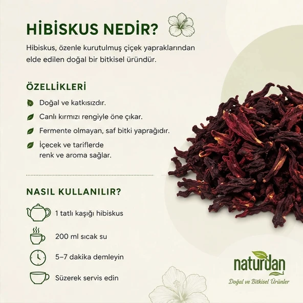 Hibiskus - 500 gr - Resim 2