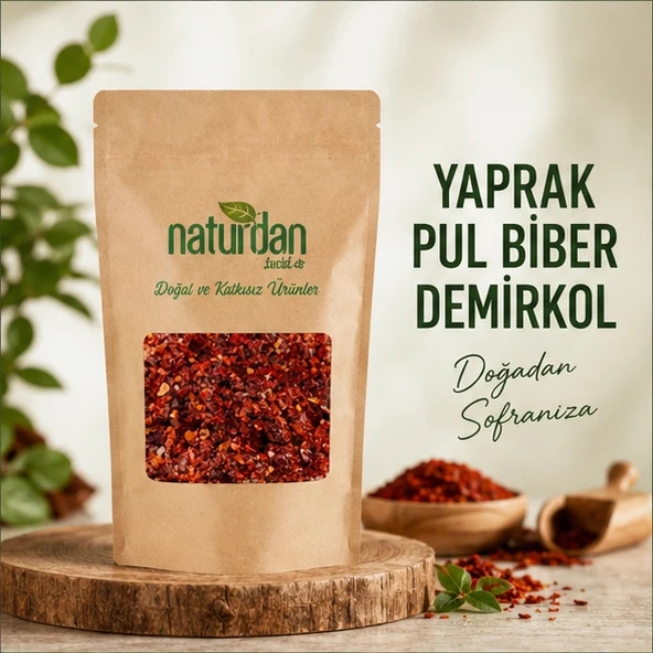 Yaprak Pul Biber Demirkol - 50 gr ürün görseli 1
