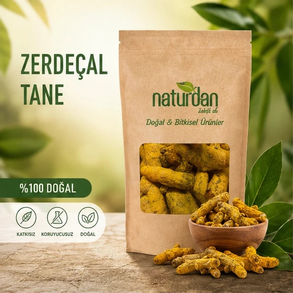 Zerdeçal Tane - 3 kg ürün görseli 1