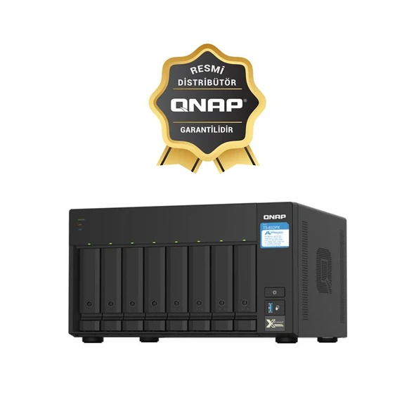 QNAP TS-832PX-4GB RAM 8 HDD YUVALI TOWER NAS (RESMİ DİSTRİBÜTÖR GARANTİLİ) ürün görseli 1