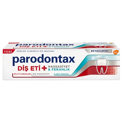 Parodontax Diş Macunu 75Ml Hassasiyet&Ferahlık Beyazlatıcı (6'li Paket) ürün görseli 1