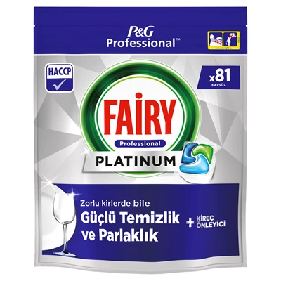 FAİRY Platınum Bulaşık Tableti 81Li Hepsi 1 Arada (4'li Paket) ürün görseli 1