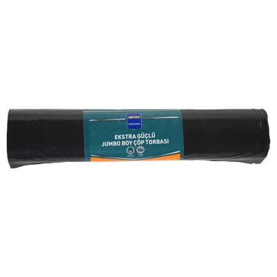 METRO PROFESSIONAL Çöp Torbası Ekstra Güçlü 10 Adet 80*110Cm (4'li Paket) ürün görseli 1