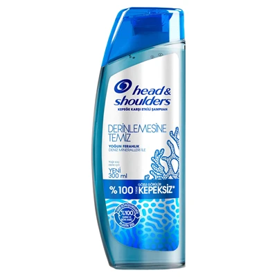 head & shoulders Derinlemesine Temiz Şampuan 300 Ml Deniz Mineralleri İle Yoğun Ferahlık (5'li Paket) ürün görseli 1