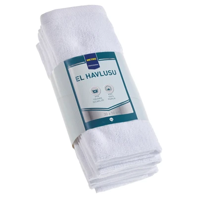 METRO PROFESSIONAL El Havlusu 30*50Cm 4Lü (4'li Paket) ürün görseli 1