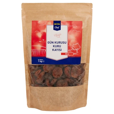 METRO Chef Gün Kurusu Kayısı No:4 1 Kg Naturel (4'li Paket) ürün görseli 1