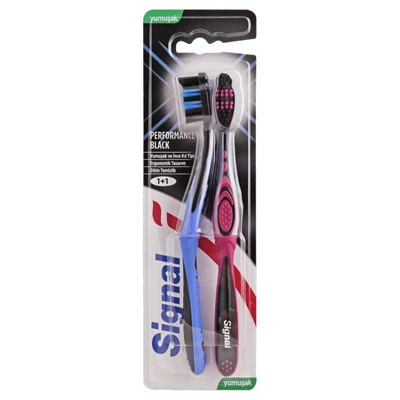 Signal Diş Fırçası Performance Black 1+1 (5'li Paket) ürün görseli 1