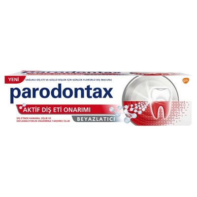 Parodontax Diş Macunu Aktif Diş Eti Onarımı 75 Ml Beyazlatıcı (5'li Paket) ürün görseli 1
