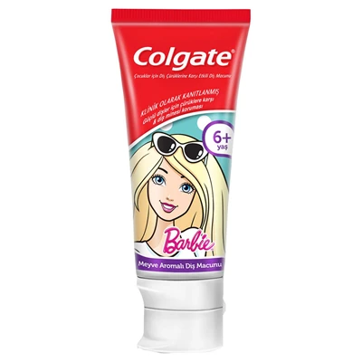Colgate Çocuk Diş Macunu 75 Ml Barbie&Batman (5'li Paket) ürün görseli 1
