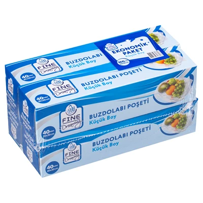 Fine Dreaming Buzdolabı Poşeti Eko 4 Adet Küçük 40 (6'li Paket) ürün görseli 1