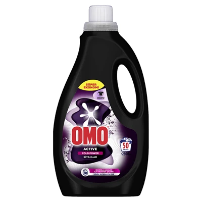 OMO Sıvı Deterjan Cold Power 2,5 L Siyahlar (4'li Paket) ürün görseli 1