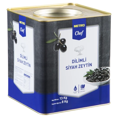 METRO Chef Siyah Zeytin 8 Kg Dilimli ürün görseli 1